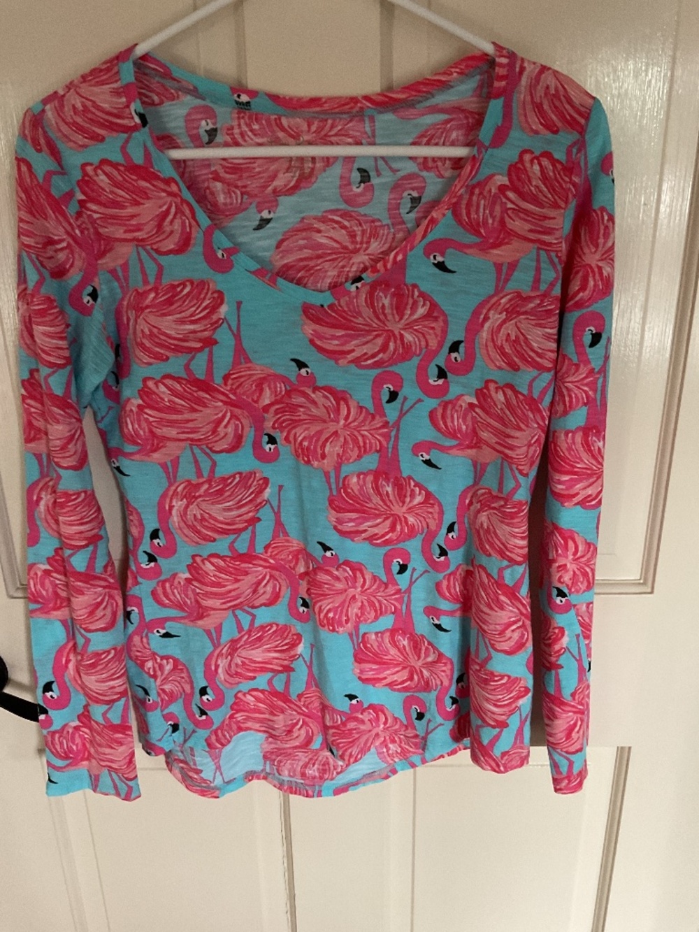 Lily Pulitzer flamingo top
